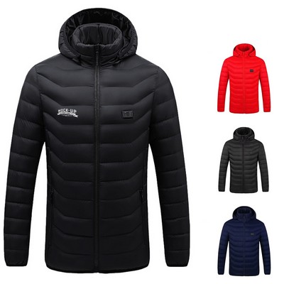 Gender-Nelectric Heated Hooded Jacket