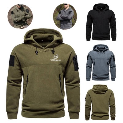 Men Tactical Outdoor Jacket Fleece Pullover Man Windproof Autumn Coat Underwear Hoodies