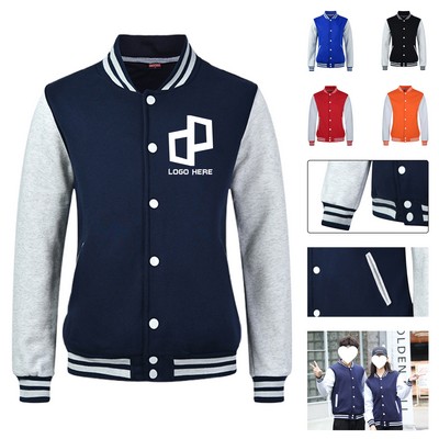 Casual Men'S Jacket W/ Snap-Closure