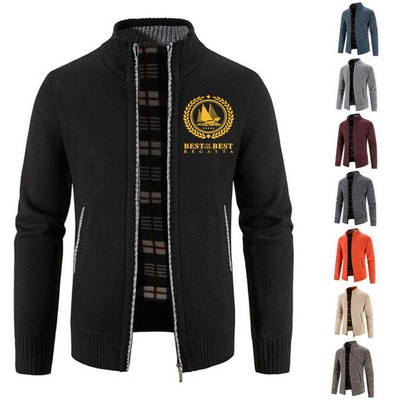 Men's Sweater Cardigan Knitted