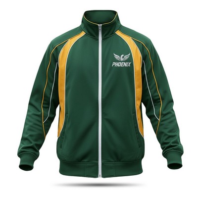 Premium Single Layer Full Zip Laminated Baseball Windbreaker