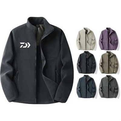 Fleece Soft Jacket Lightweight Full Zip