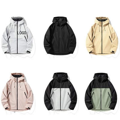 Autumn Unisex Outdoor Windproof and Waterproof Thin Jacket