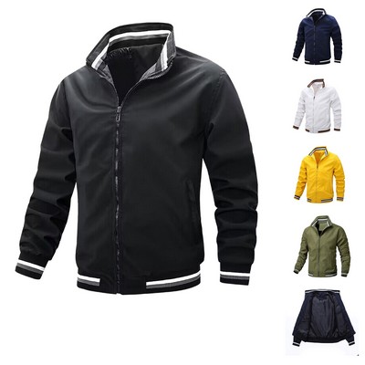 Autumn Mens Pilot Bomber Jackets