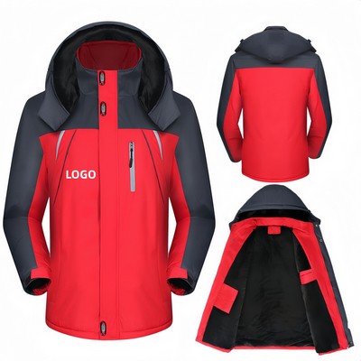 Winter Fleece Lined & Thickened Outdoor Jacket