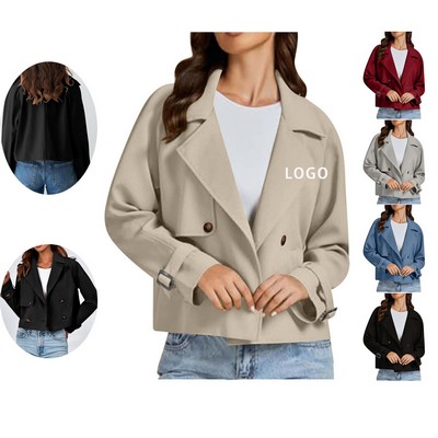 Short Sleeve Trench Coat