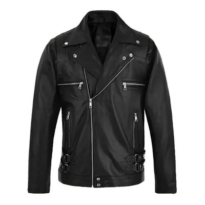 Custom Genuine Leather Biker Jacket