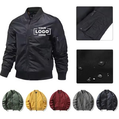 Personalized Men's Military Flight Jacket