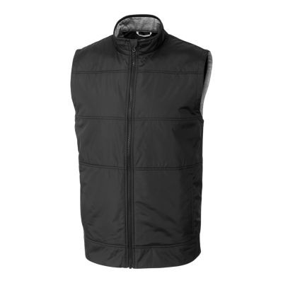 Cutter & Buck Stealth Hybrid Quilted Mens Windbreaker Vest
