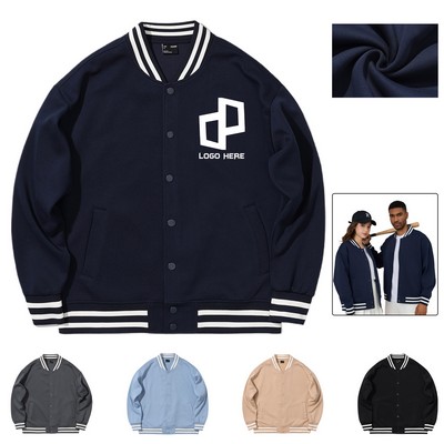 Unisex Casual Cotton Baseball Jackets